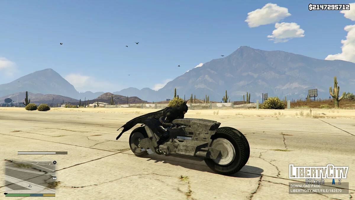 Bat Bike з The Flash [Додаток] 0.1 / GTA 5
