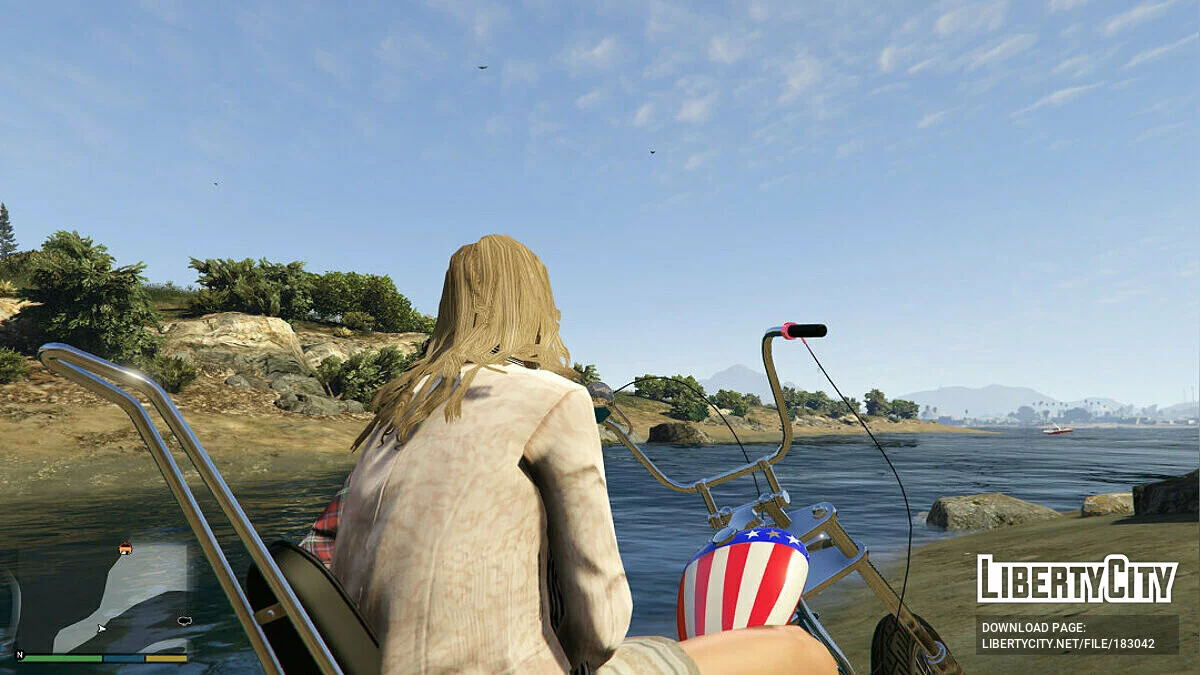 Мотоцикл Easy Rider\'s\' \'Captain America\' [Add-On] 1.0 / GTA 5
