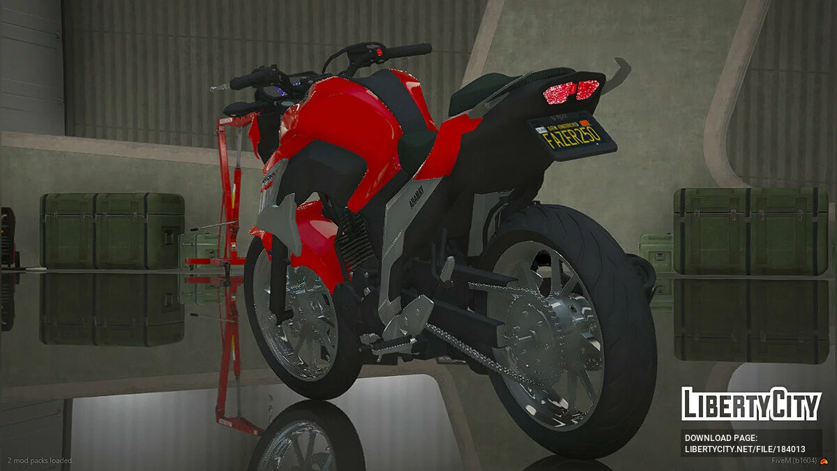Yamaha Fazer 250 [Add-On / FiveM] 1.0 / GTA 5