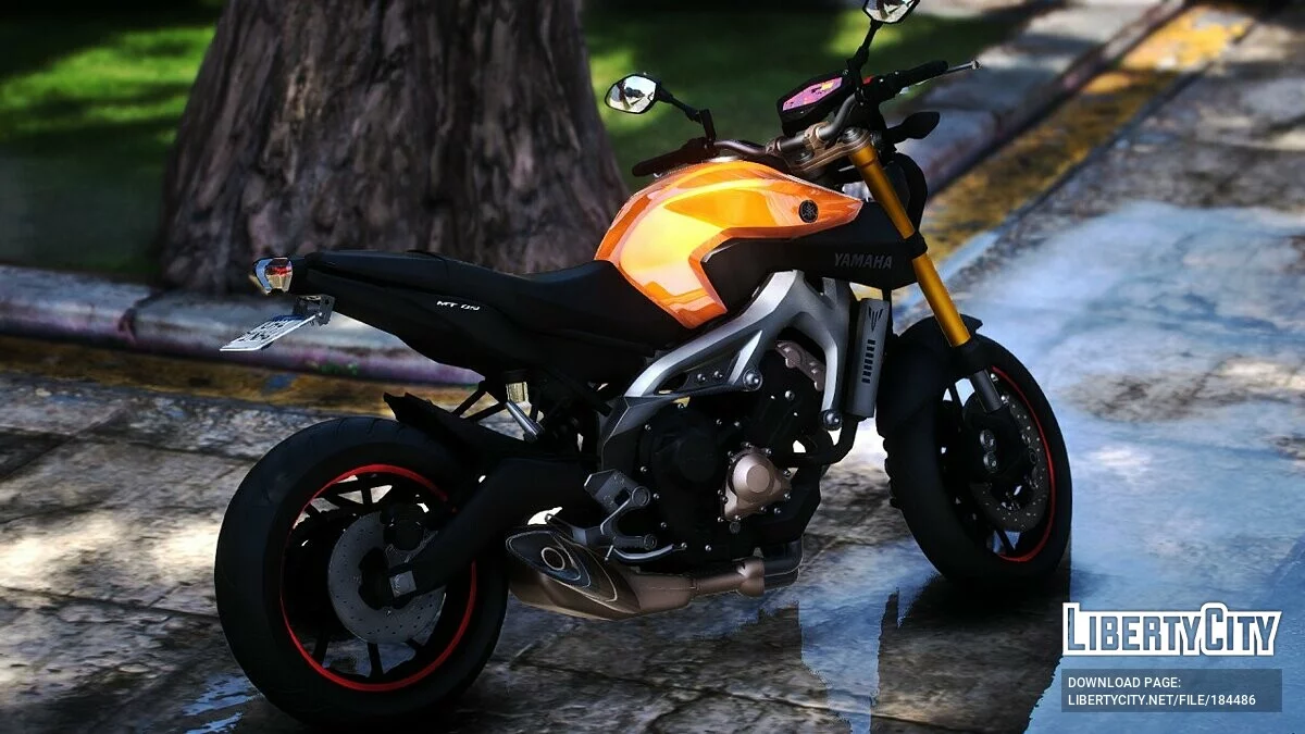 Yamaha Mt09 2015 v1.0 / جي تي أي 5