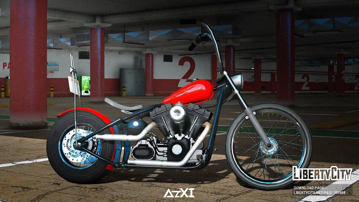 Harley Davision Twin Cam Custom [Add-On / FiveM] 1.0 / GTA 5
