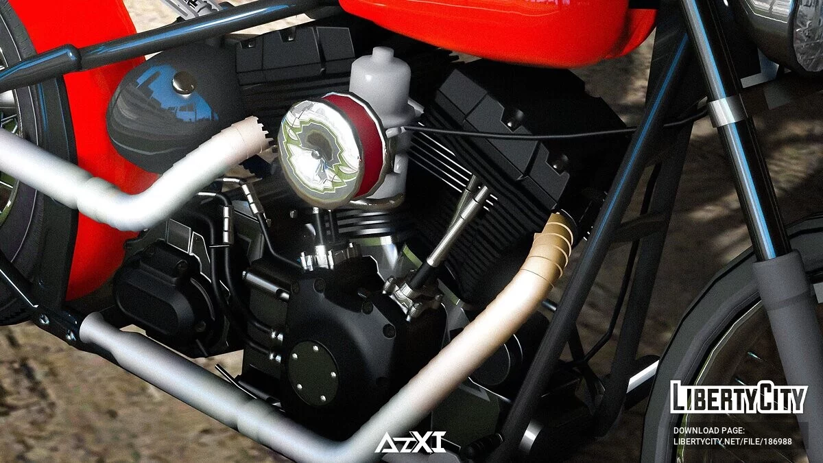 Harley Davision Twin Cam Custom [Add-On / FiveM] 1.0 / GTA 5