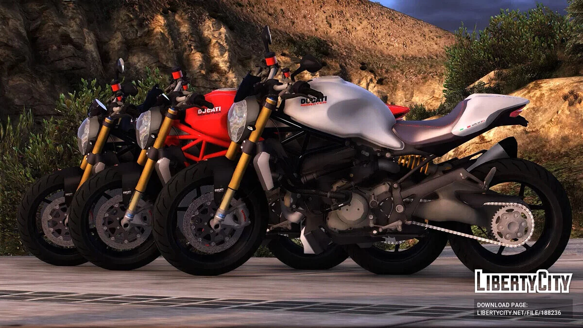 Ducati Monster 1200 S v1.1 / GTA 5