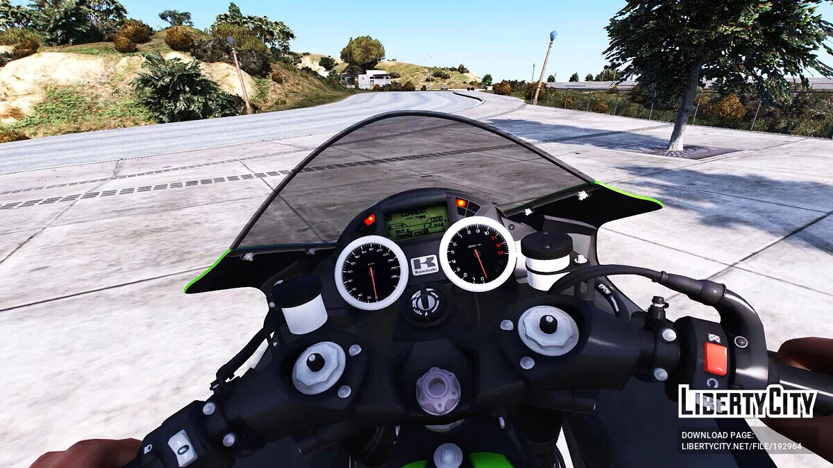 KAWASAKI NINJA ZX14R 2018 v1.0 / جي تي أي 5