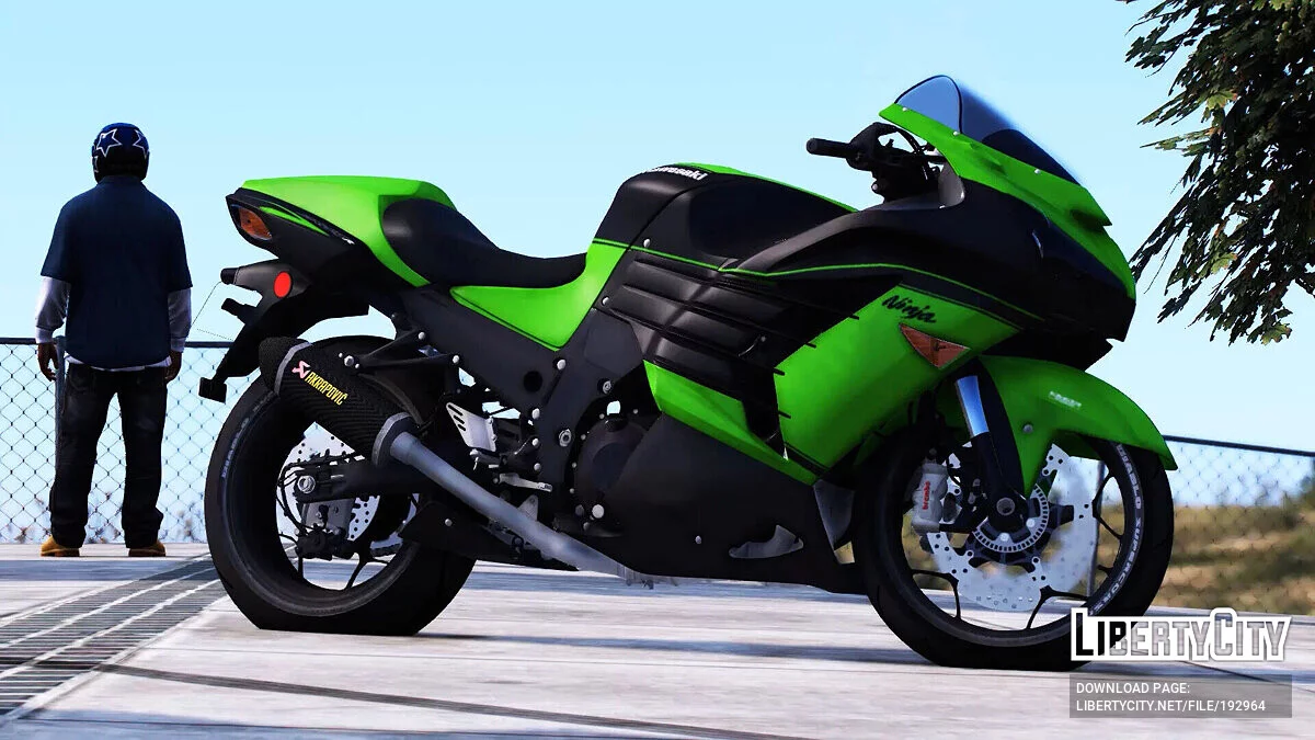 KAWASAKI NINJA ZX14R 2018 v1.0 / جي تي أي 5