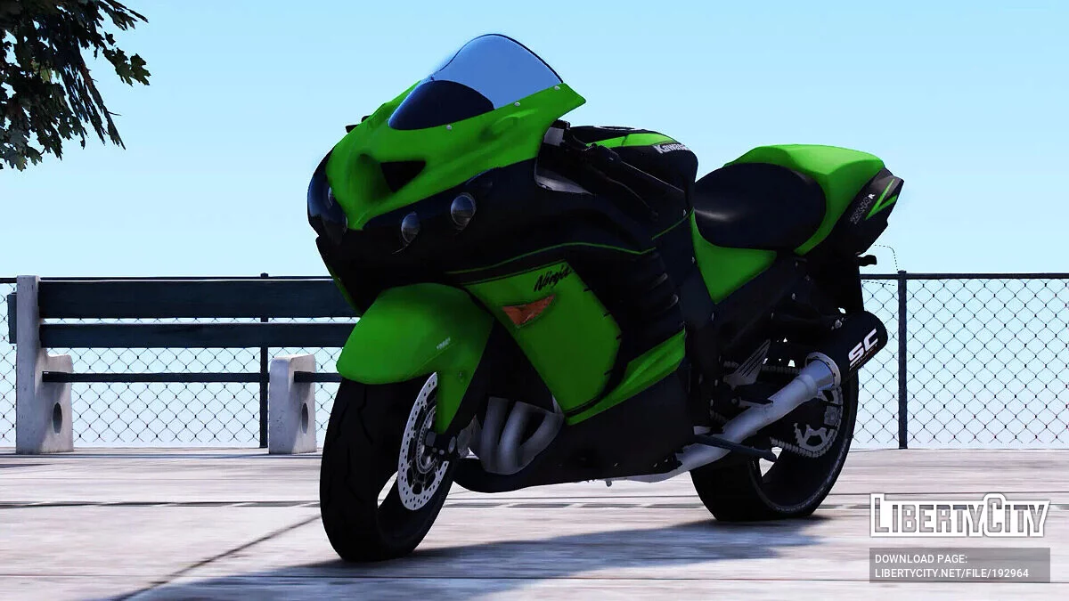 KAWASAKI NINJA ZX14R 2018 v1.0 / جي تي أي 5