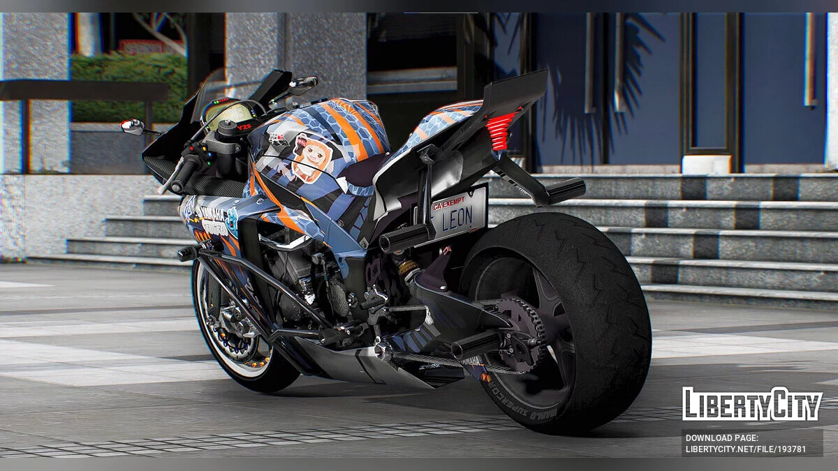 Yamaha YZF-R 1 Design de Tubarão / GTA 5