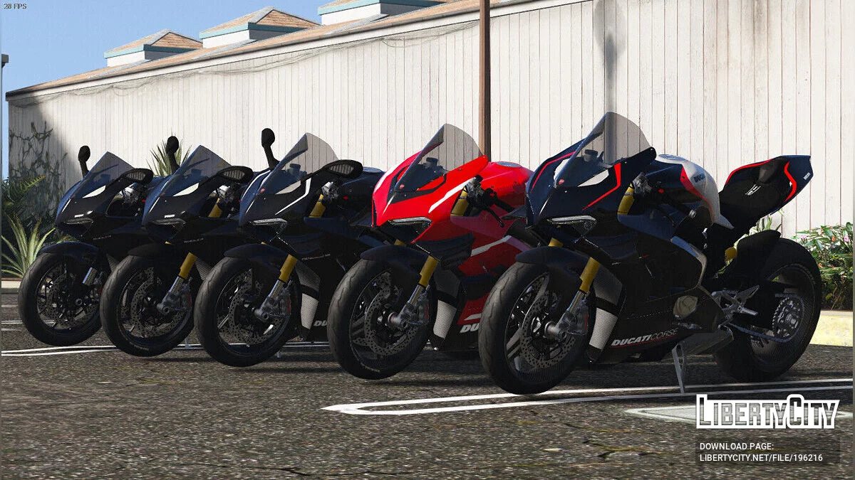 Пакет Ducati Panigale V4 / GTA 5