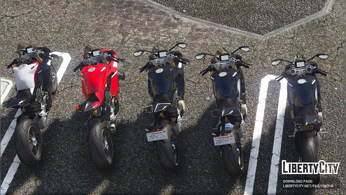 Пакет Ducati Panigale V4 / GTA 5