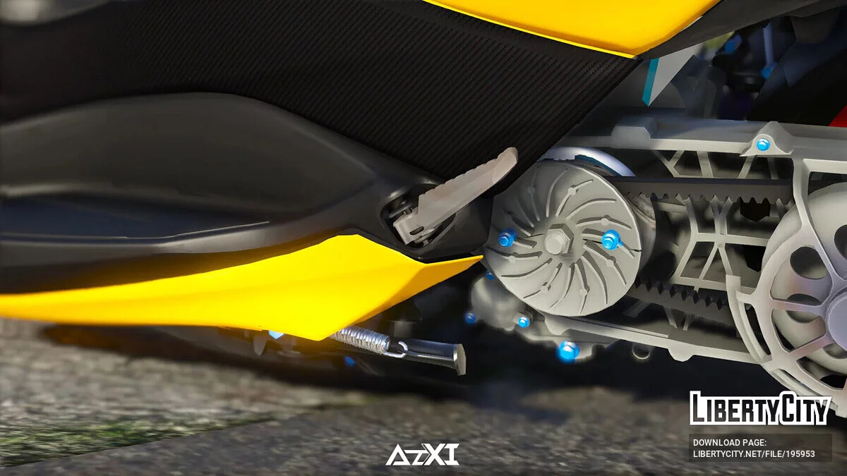 Yamaha X-Max 300 2017 Tuning v1.0.1 / GTA 5
