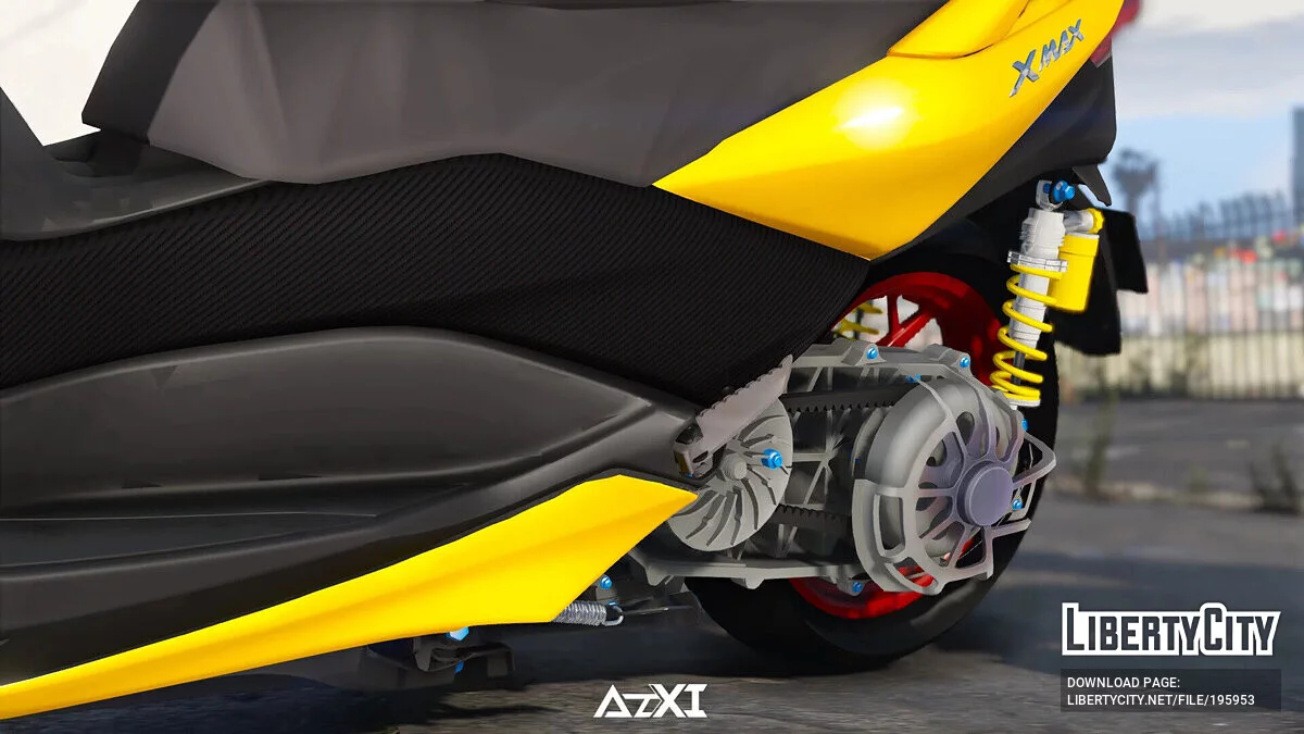Yamaha X-Max 300 2017 Tuning v1.0.1 / GTA 5