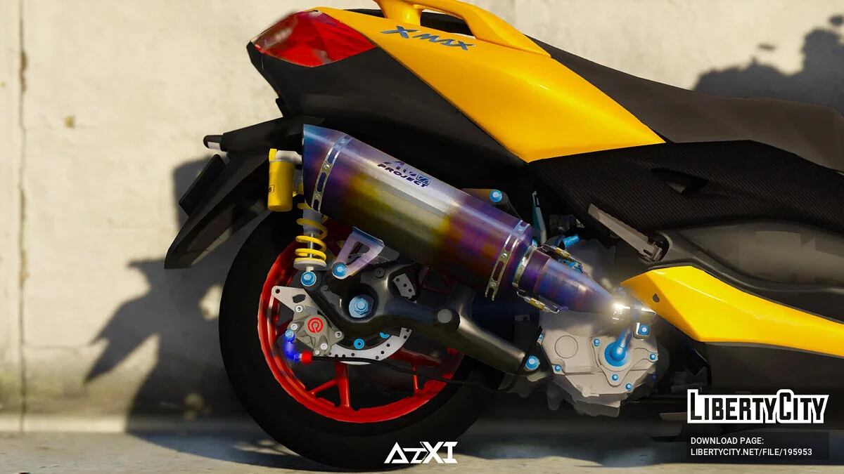 Yamaha X-Max 300 2017 Tuning v1.0.1 / GTA 5