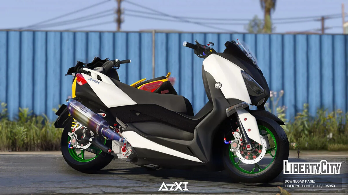 Yamaha X-Max 300 2017 Tuning v1.0.1 / GTA 5