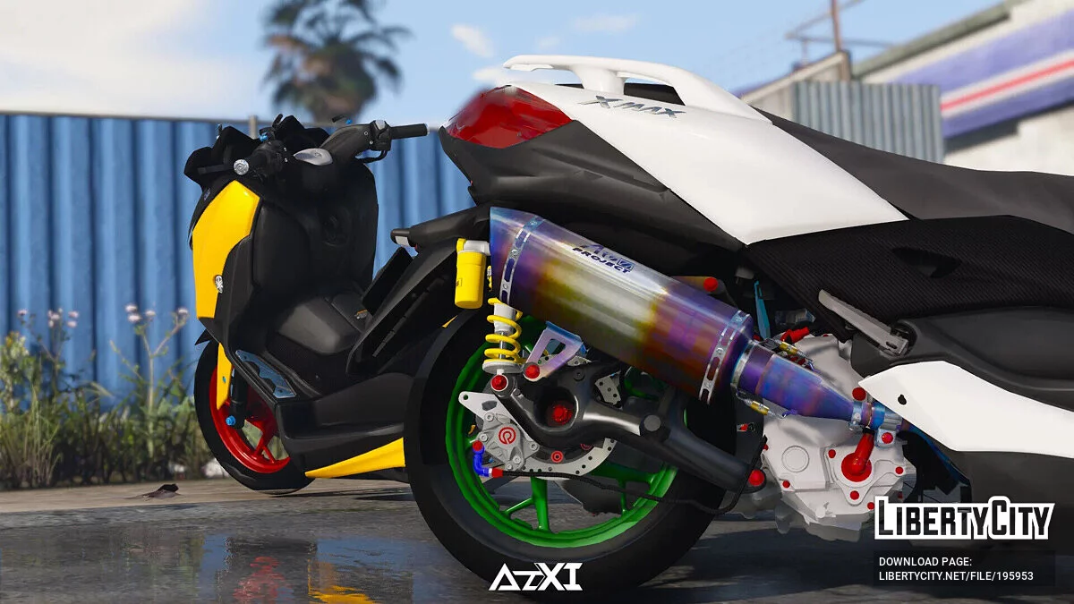 Yamaha X-Max 300 2017 Tuning v1.0.1 / GTA 5