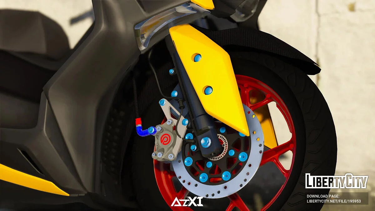 Yamaha X-Max 300 2017 Tuning v1.0.1 / GTA 5