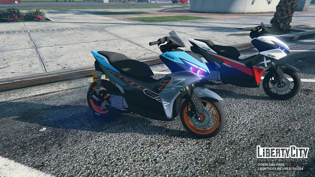 Yamaha Aerox 155 Conectado 2023 v1.0 / GTA 5
