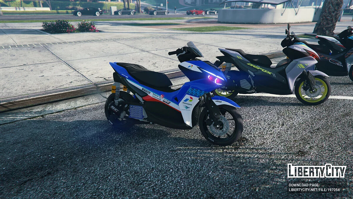 Yamaha Aerox 155 Conectado 2023 v1.0 / GTA 5