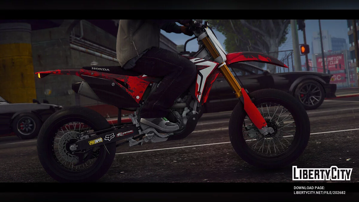 Honda CRF450R 2018 Motard REWORKED v1.0 / جي تي أي 5