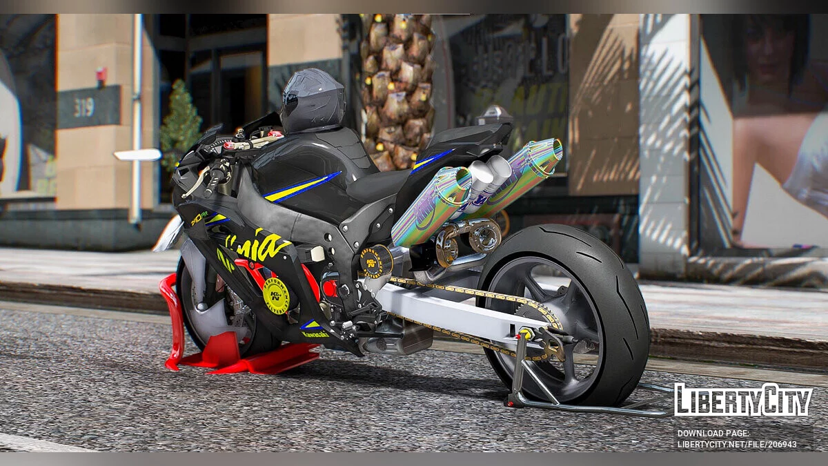 Customs Kawasaki ZX10R Twin Turbo / GTA 5