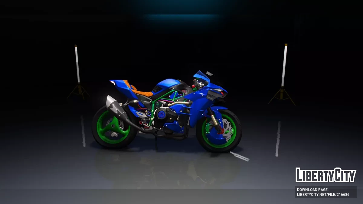 Kawasaki Ninja H2 v1.0 / GTA 5