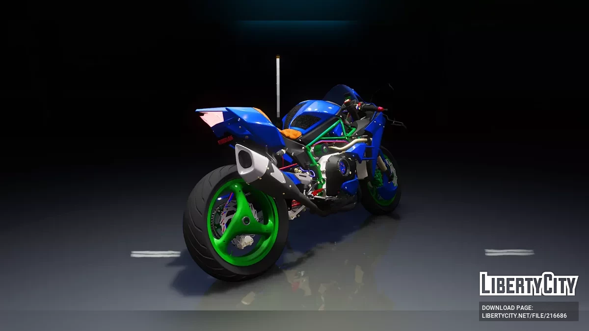 Kawasaki Ninja H2 v1.0 / GTA 5