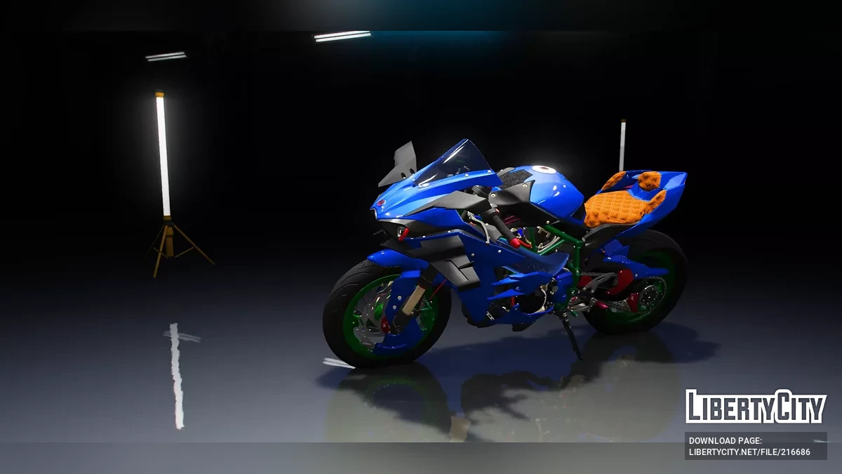 Kawasaki Ninja H2 v1.0 / GTA 5