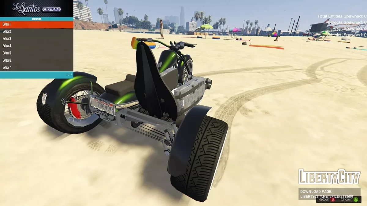 Motorcycle with a seat / GTA 5