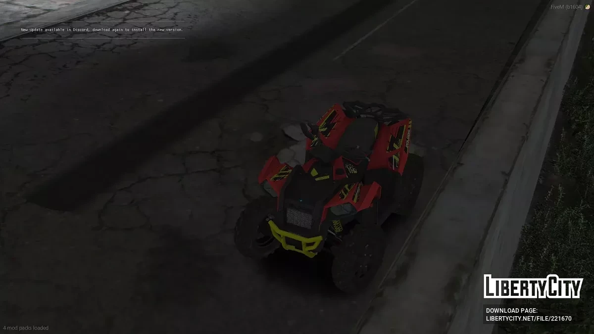 2009 Polaris 1000 Scrambler v1.0 / GTA 5