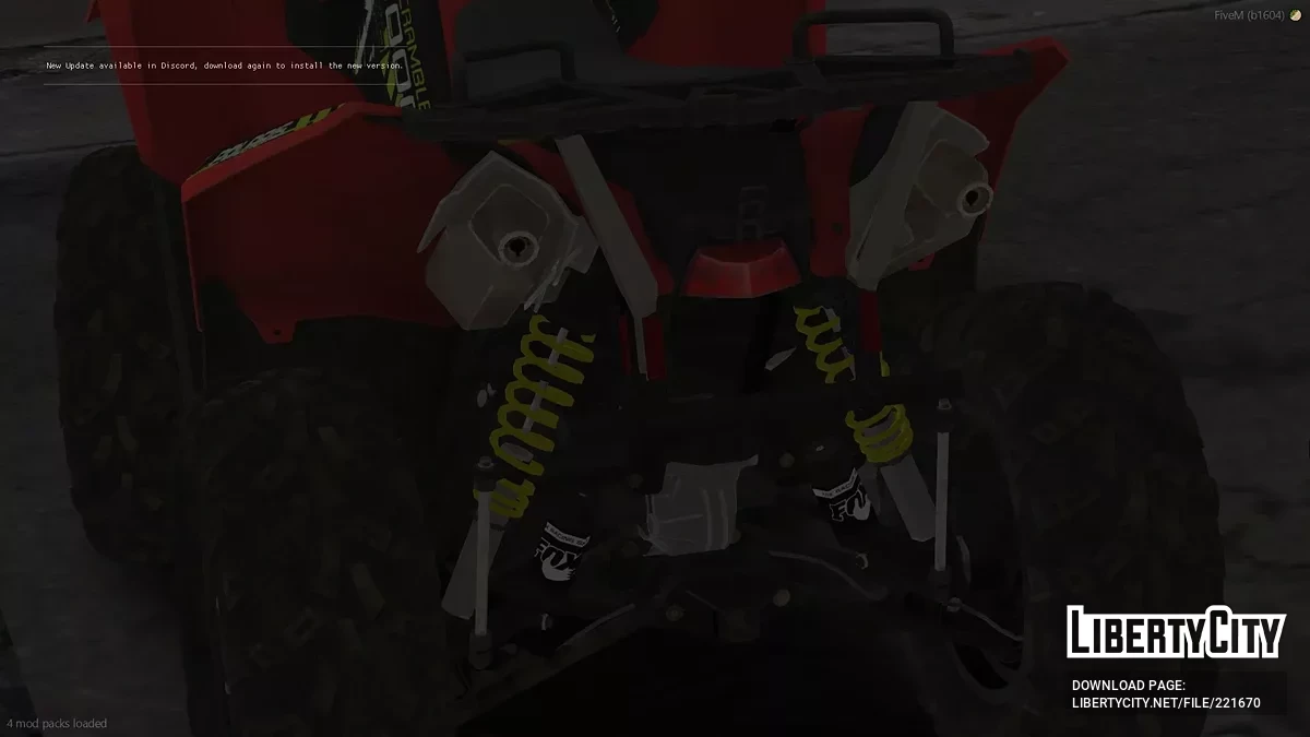 2009 Polaris 1000 Scrambler v1.0 / GTA 5