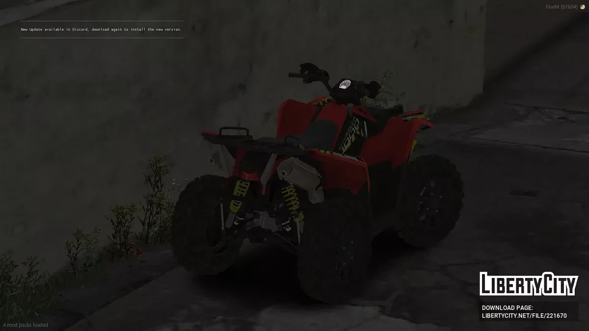2009 Polaris 1000 Scrambler v1.0 / GTA 5