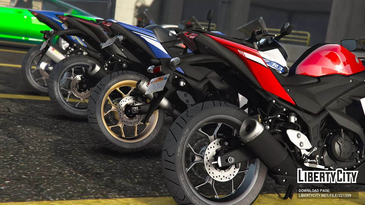 2015 Yamaha YZF-R25/R3 v3.7 / GTA 5