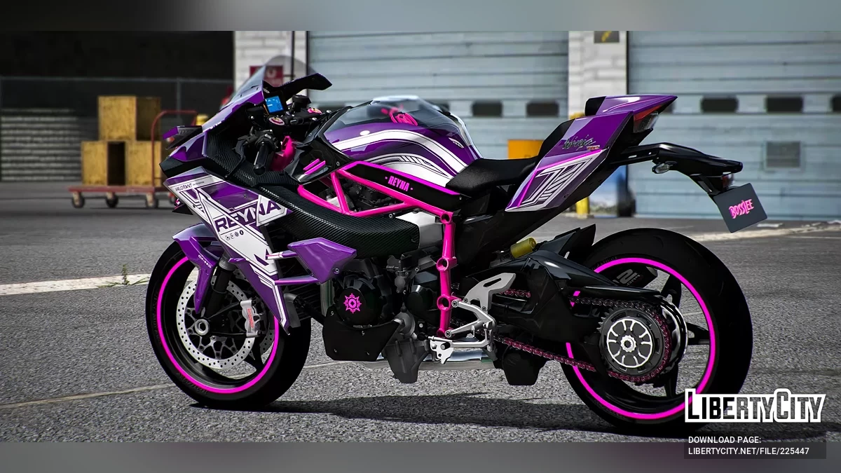 Kawasaki H2R Valorant Рейна / GTA 5