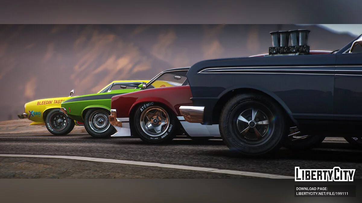 洛里友好型肌肉车轮包 [附加组件 | LOD] 3.2 / GTA 5