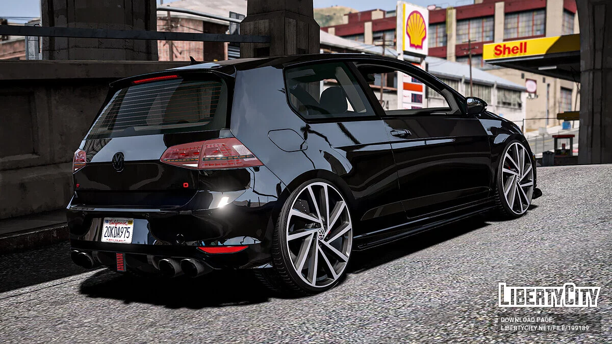 Pak Roda Volkswagen Golf 7.5R [Ganti] 1.0 / GTA 5