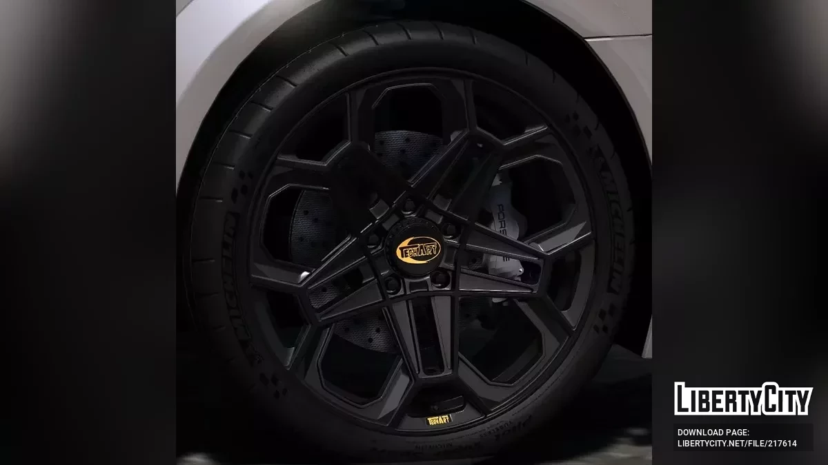 Techart Daytona 2 Felgen (5 Versionen enthalten) / GTA 5