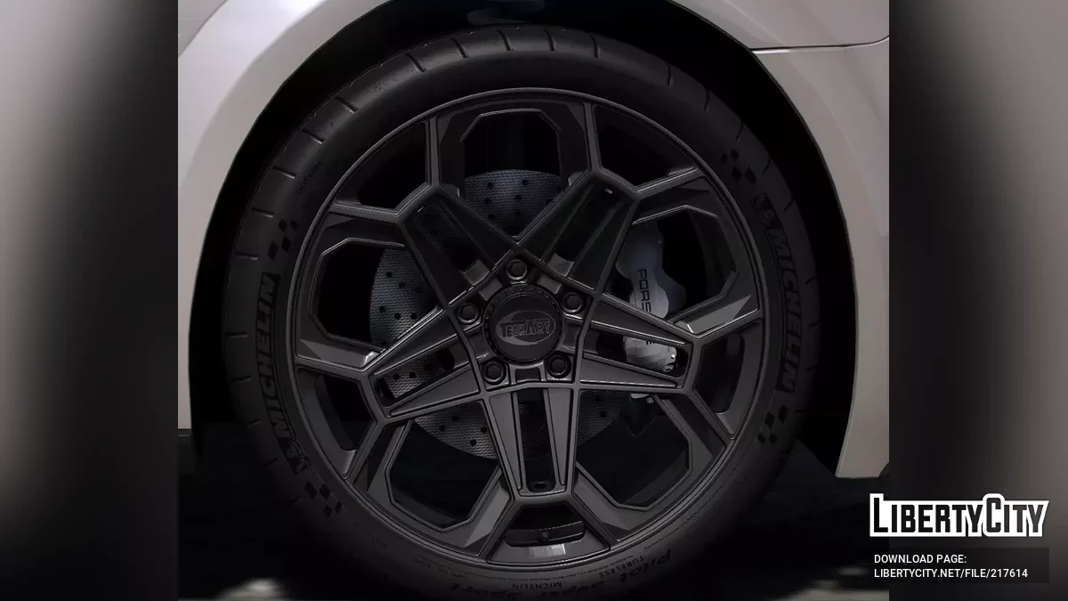 Techart Daytona 2 Felgen (5 Versionen enthalten) / GTA 5
