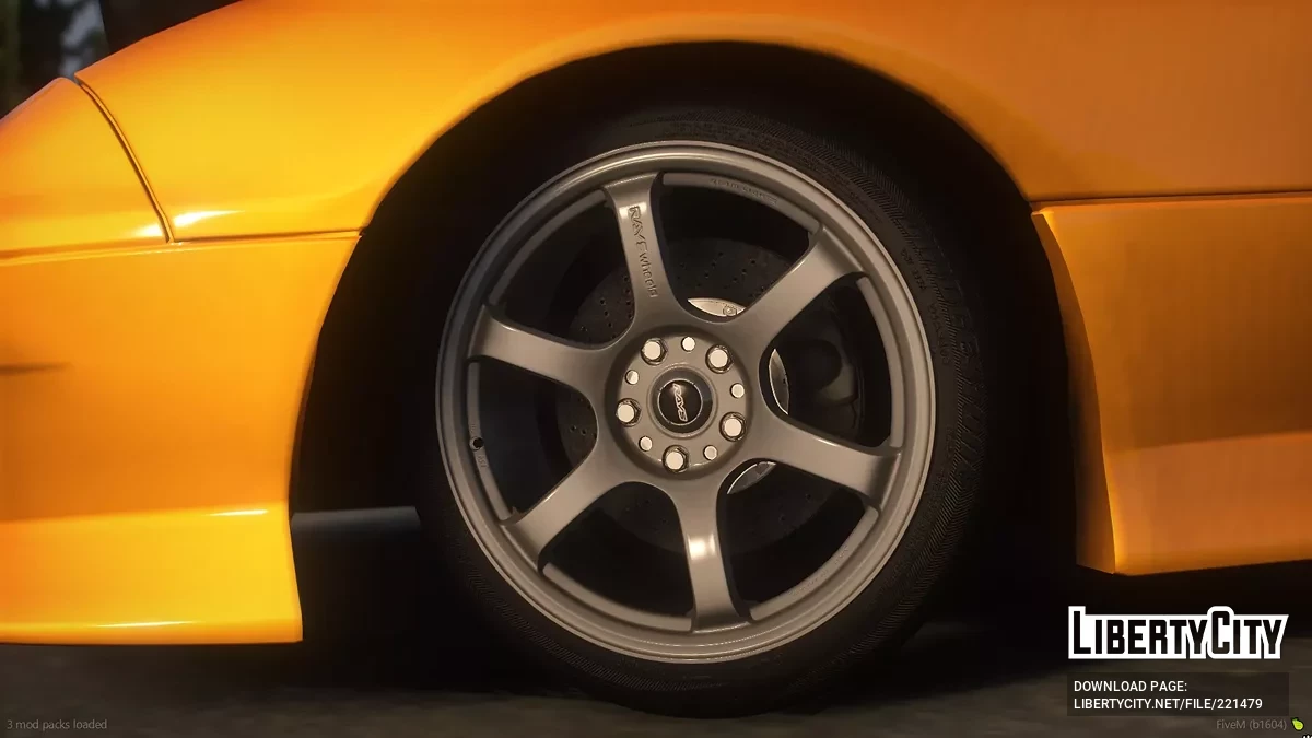 GT7 Rays Wheels - Rims Pack v1.0 / GTA 5