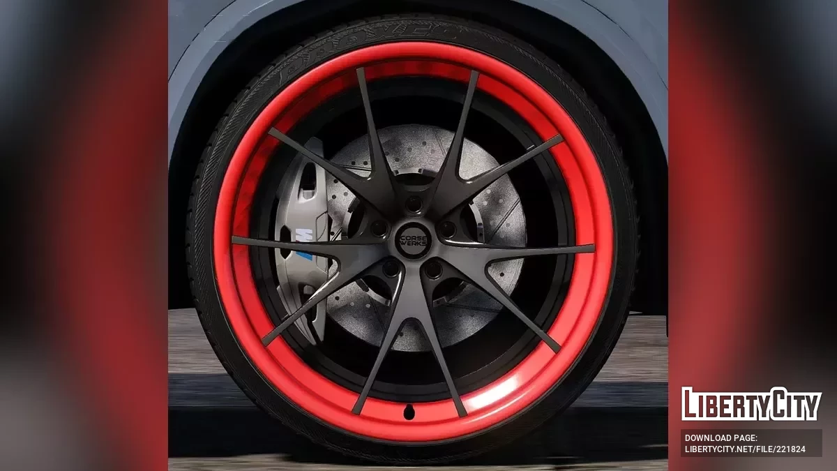 Wheel Corse Werks Duca + Toyo T1R / GTA 5