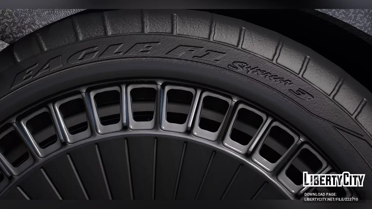 Roue Govad G800 Aristokrat + Goodyear Eagle F1 SuperCar-3 v1 / GTA 5