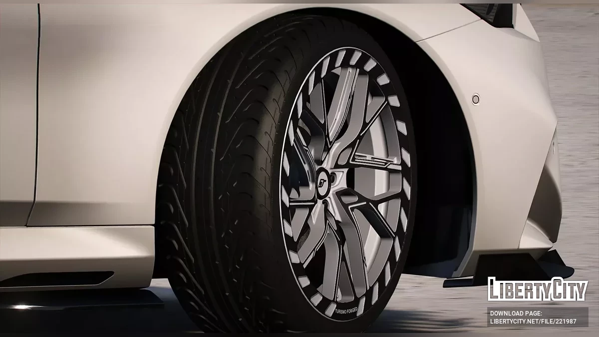 Wheel Turismo Forged DXV-R + Pirelli P-Zero Corsa Asimetrico / GTA 5