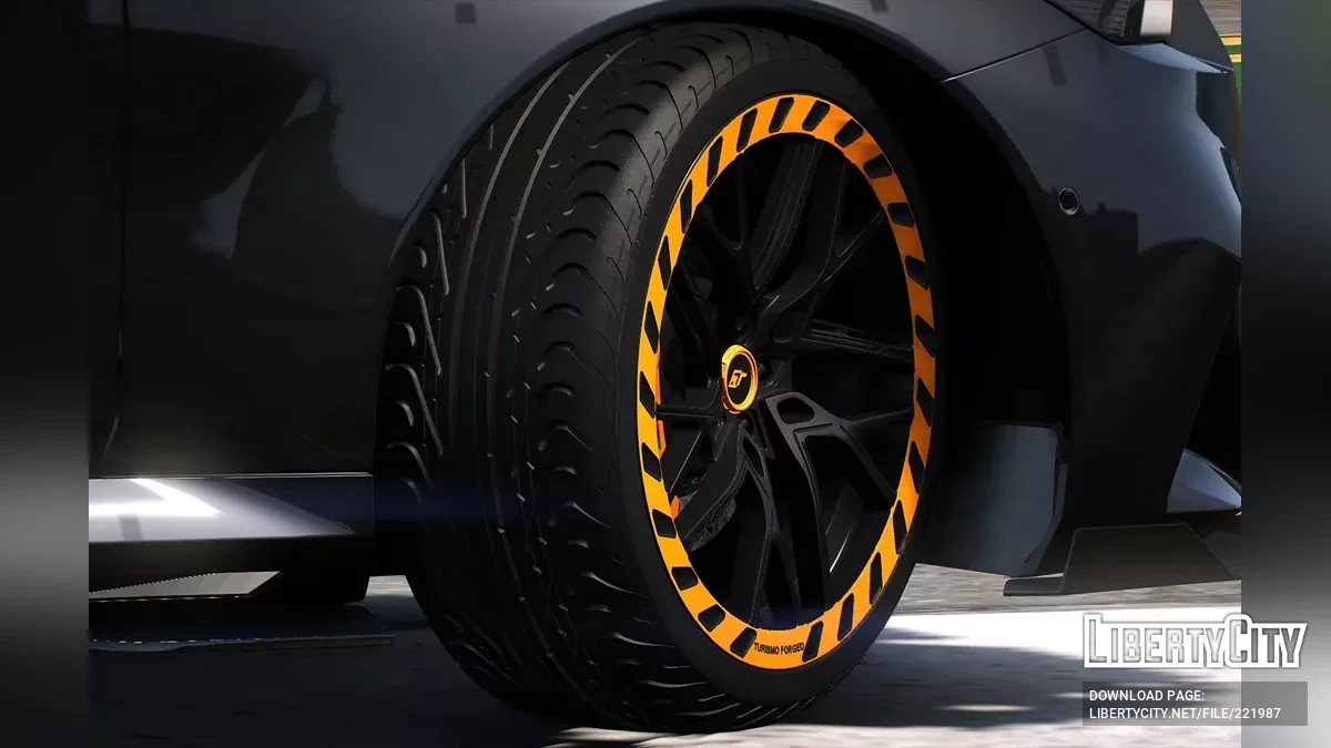 Wheel Turismo Forged DXV-R + Pirelli P-Zero Corsa Asimetrico / GTA 5