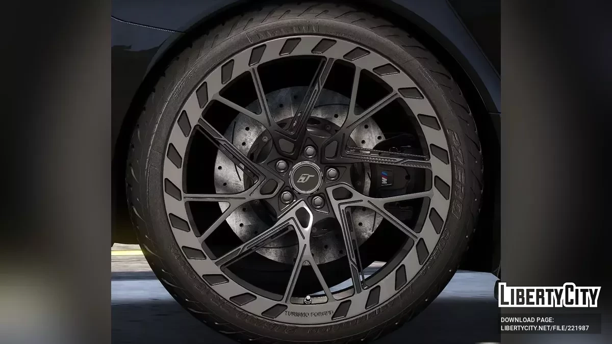 Wheel Turismo Forged DXV-R + Pirelli P-Zero Corsa Asimetrico / GTA 5