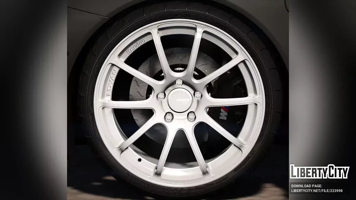 Roues Advan Racing RZ 11 + Yokohama Advan Neova AD08R v1 / GTA 5
