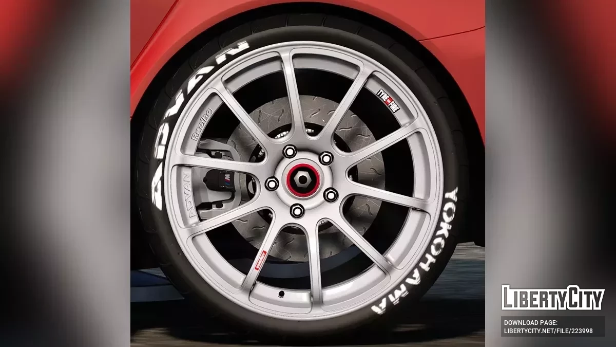 Roues Advan Racing RZ 11 + Yokohama Advan Neova AD08R v1 / GTA 5