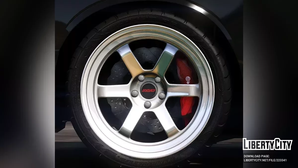 Wheel Rays Volk Racing TE37V + Goodride Sport RS v1 / GTA 5