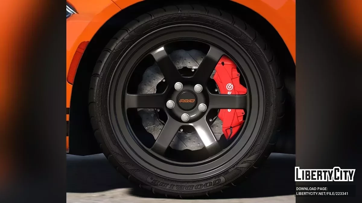 Wheel Rays Volk Racing TE37V + Goodride Sport RS v1 / GTA 5