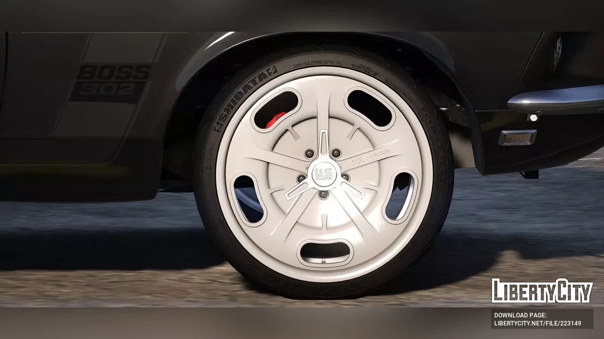 Felgi US Mags Bonneville + Shibata Rydanz Revimax R23 v1 / GTA 5