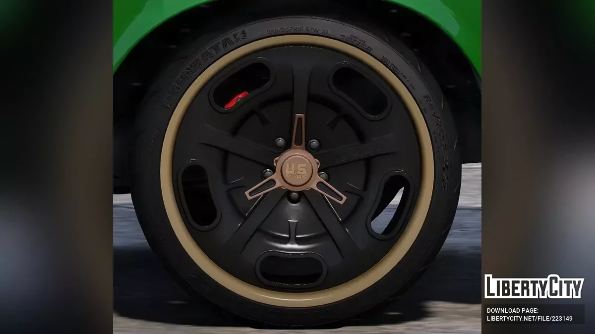 Felgi US Mags Bonneville + Shibata Rydanz Revimax R23 v1 / GTA 5