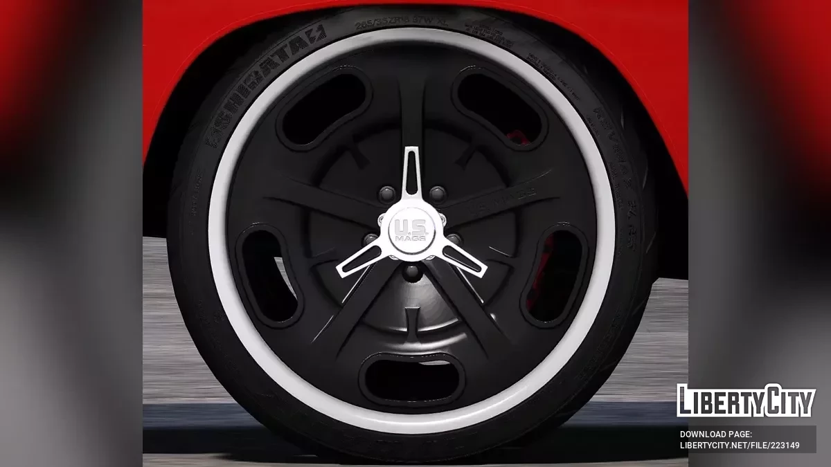 Felgi US Mags Bonneville + Shibata Rydanz Revimax R23 v1 / GTA 5