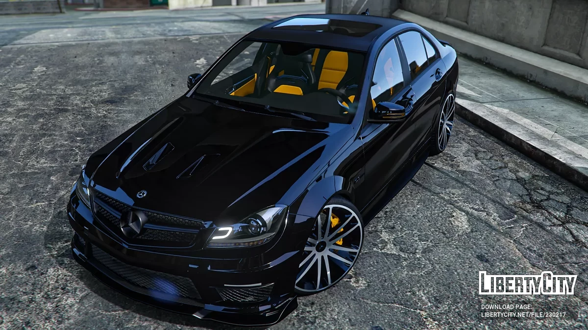 عجلات Mercedes-Benz SL 65 AMG Black Series / جي تي أي 5
